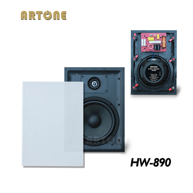 Home Theater Surround Sound 8'' In-wall Speaker Audio System HW-890
