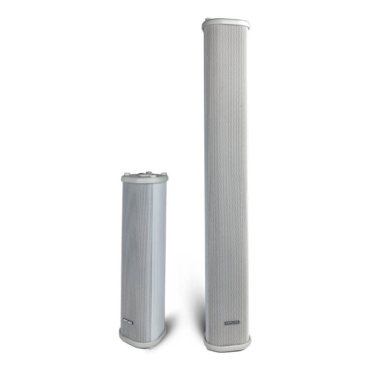 2'' inch outdoor slimline 100v column speaker PA soundsystem TZ-110 TZ-120 TZ-130 TZ-140
