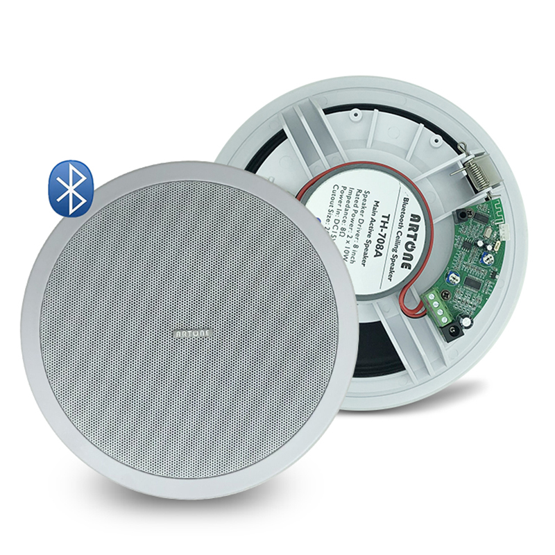 8 Inch Bluetooth Audio In Ceiling Speakers System TH-708A